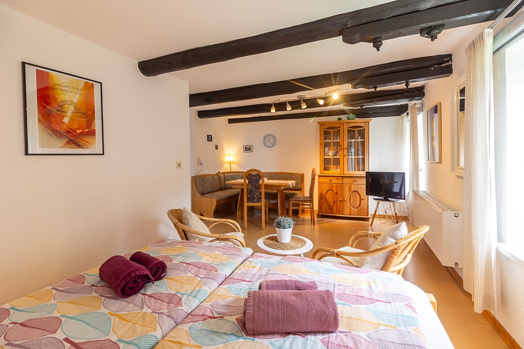 Ferienwohnung Deichblick bei Greetsiel, Ausblick zum Deich