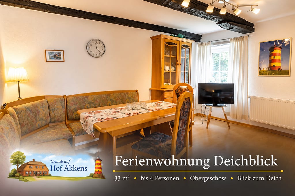 FeWo Deichblick Ferienhof Akkens